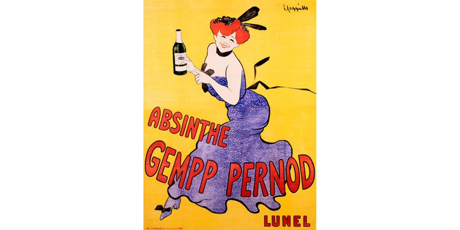 Leonetto Cappiello - Absinthe Gempp Pernod, 1903