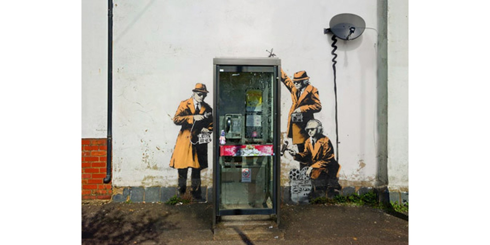 Banksy - Fairview Road and Hewlett Road in Cheltenham, Gloucestershire