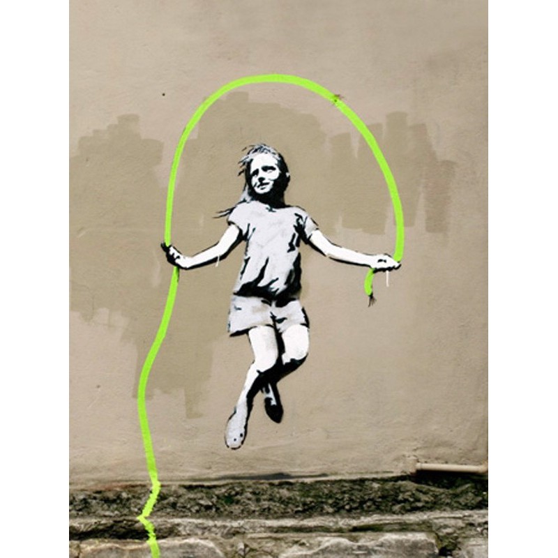 Banksy - Girl – North 6th Avenue, NYC