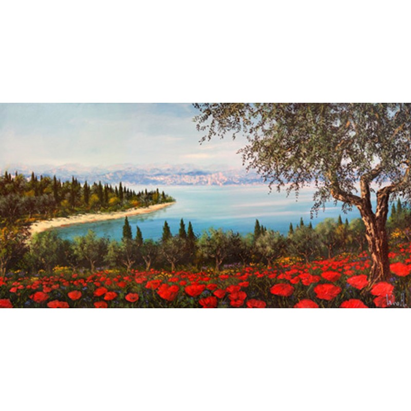 Tebo Marzari - Papaveri sulla baia