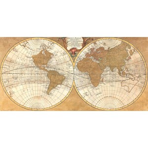 Joannoo - Gilded World Hemispheres I