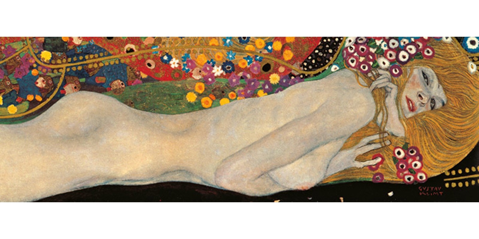 Gustav Klimt - Sea Serpents II (detail)