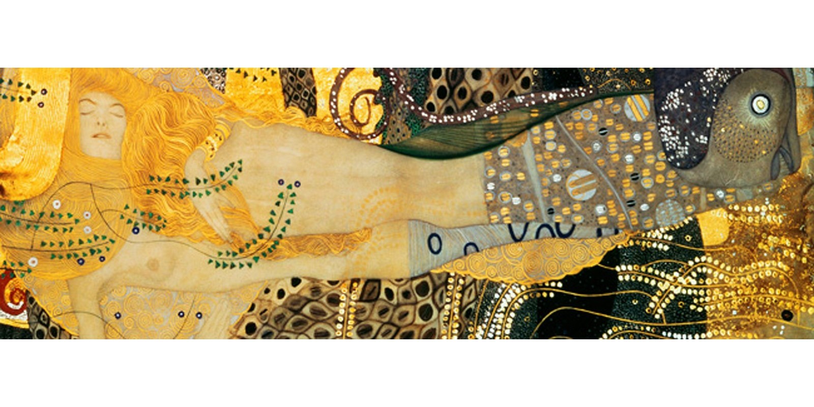 Gustav Klimt - Water Serpents I (detail)