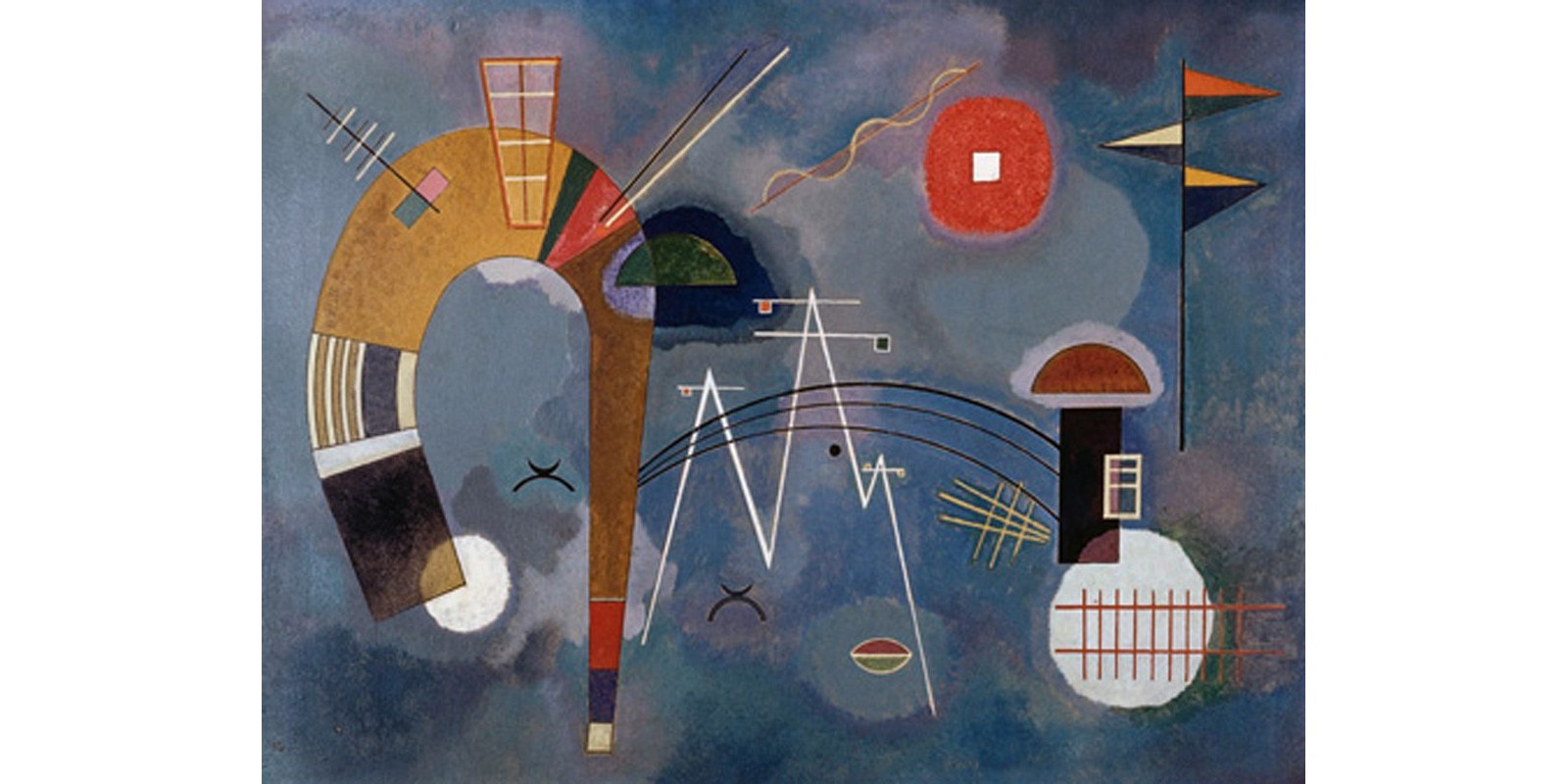 Wassily Kandinsky - Round and Pointed