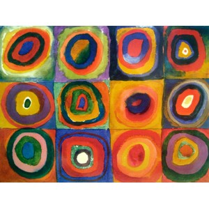 Wassily Kandinsky - Squares with Concentric Circles