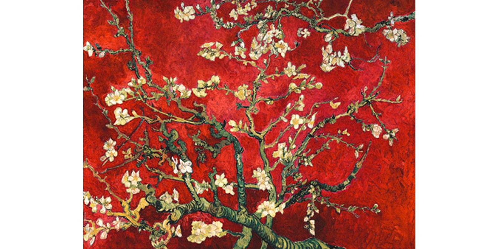 Vincent Van Gogh - Mandorlo in fiore (red variation)