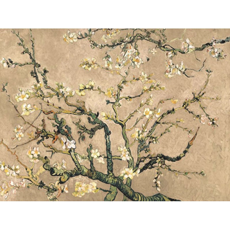 Vincent Van Gogh - Mandorlo in fiore (beige variation)