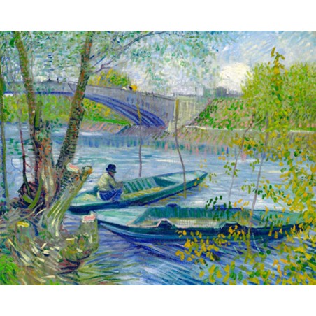 Vincent Van Gogh - Fishing in Spring, the Pont de Clichy (Asnires)