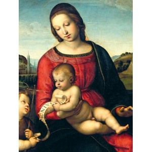 Raffaello - Madonna Terranuova (detail)