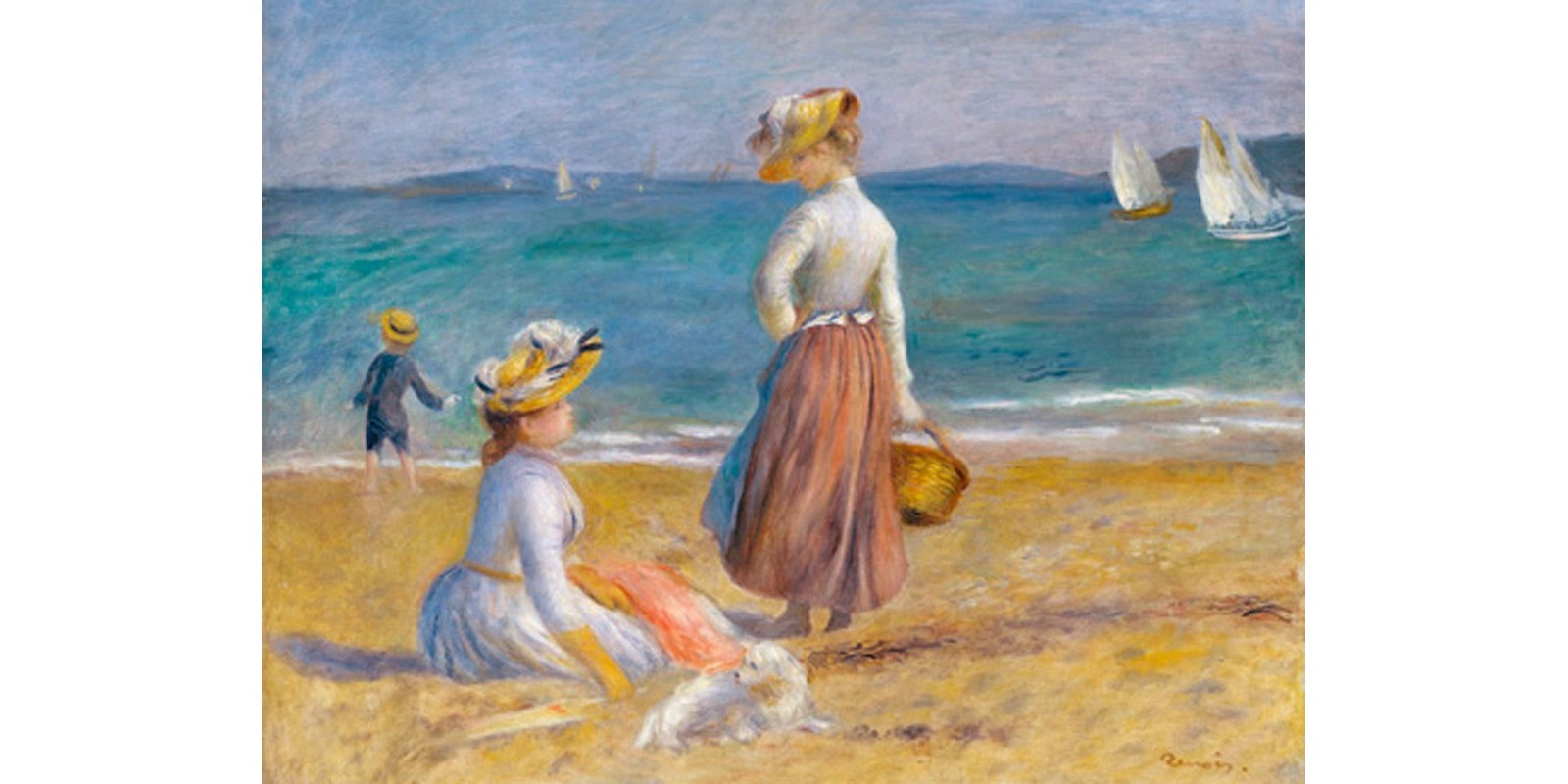 Renoir Pierre Auguste - Figures on the Beach
