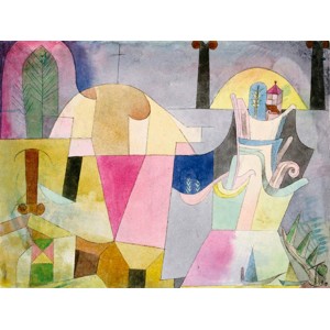 Paul Klee - Black Columns in a Landscape