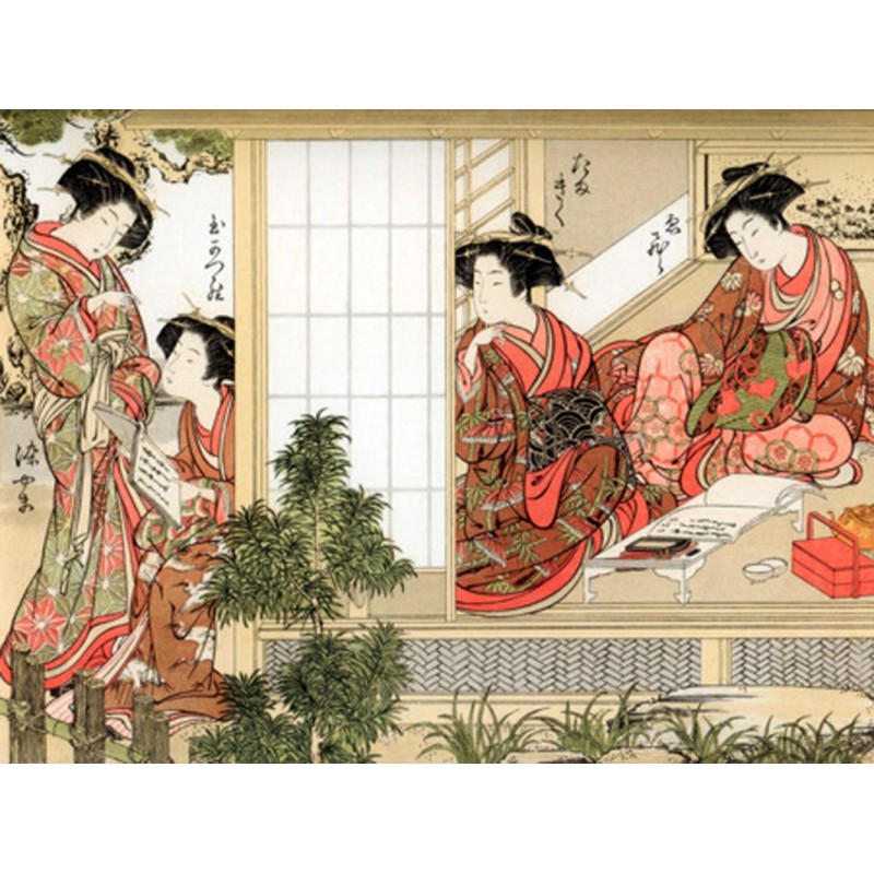 Katsukawa Shunsho - Japanese Beauties, 1776