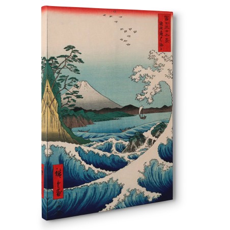 Ando Hiroshige - Sea at Satta, 1858