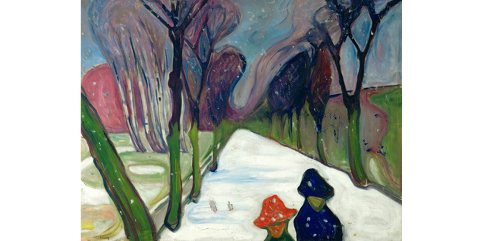 Edvard Munch - Avenue in the Snow