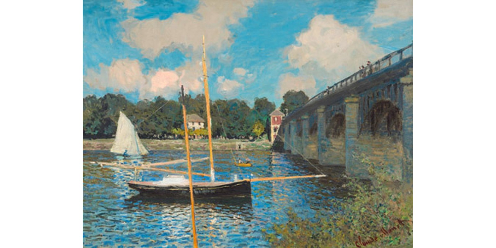 Claude Monet - The bridge at Argenteuil