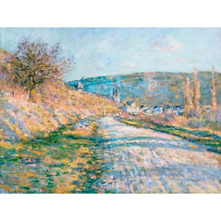 Claude Monet - The Road to Vétheuil