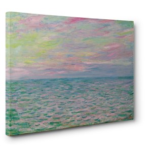 Claude Monet - Coucher De Soleil à Pourville, Pleine Mer