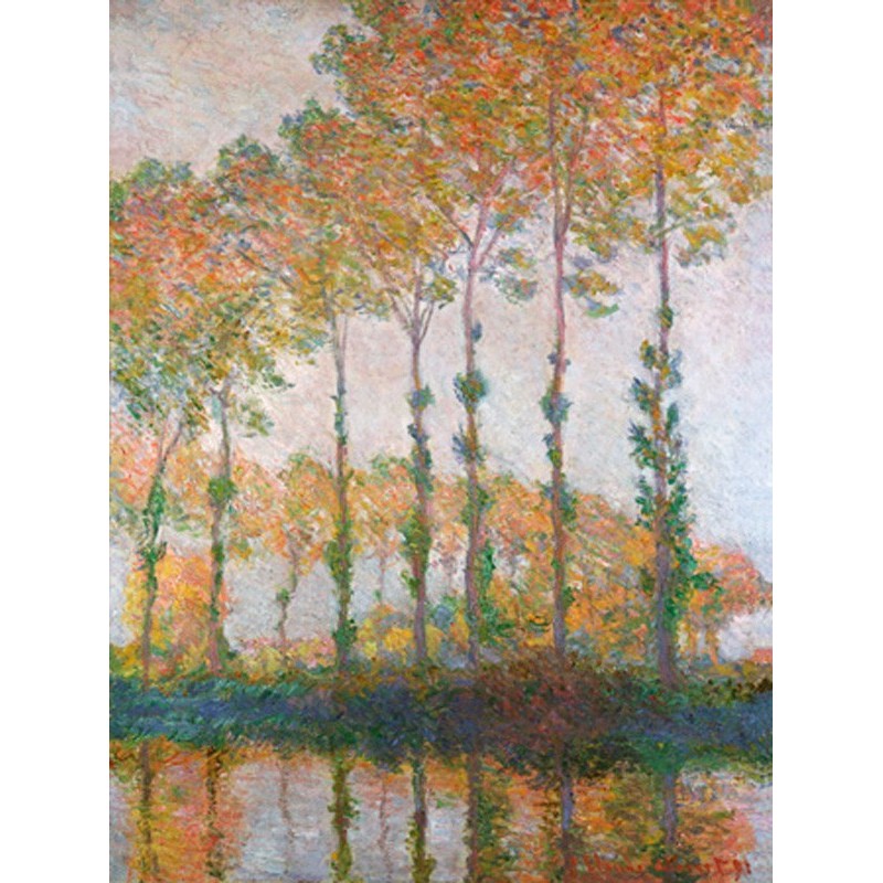 Claude Monet - Poplars on the Banks of the l'Epte, Autumn