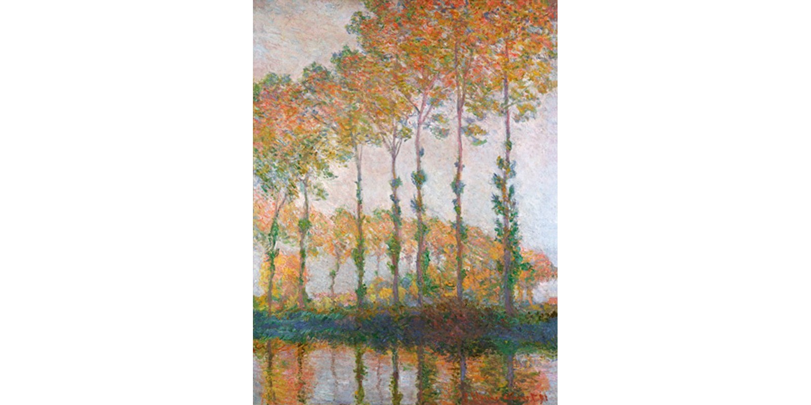 Claude Monet - Poplars on the Banks of the l'Epte, Autumn