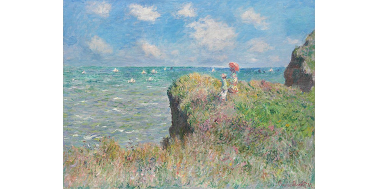 Claude Monet - Cliff Walk at Pourville | Pg-Plaisio.gr