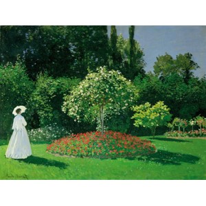 Claude Monet - Young Woman in a Garden