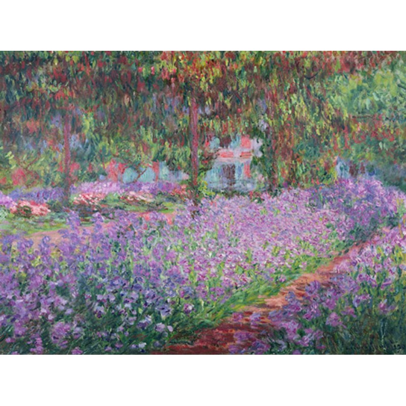 CLAUDE MONET - The Artist's Garden at Giverny