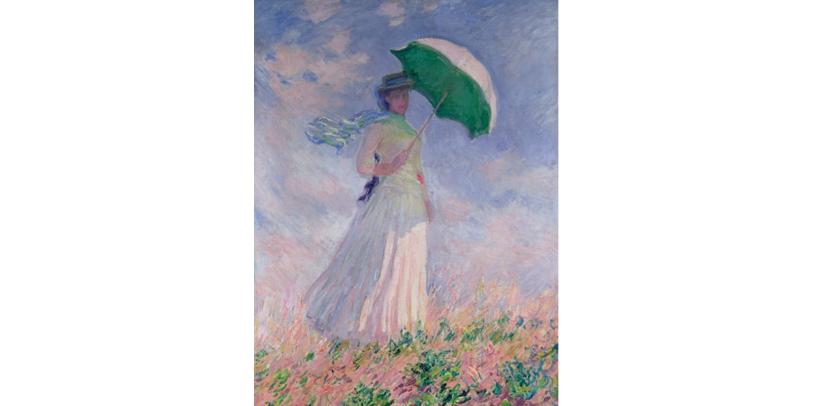 Claude Monet - Woman with a Parasol (Right)