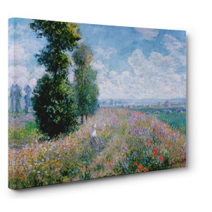 Claude Monet - Meadow with Poplars (detail)