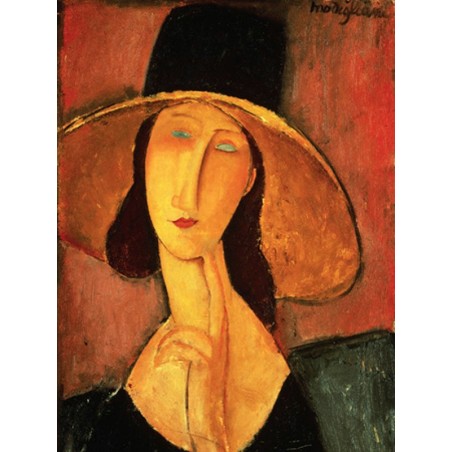 Modigliani Amedeo Clemente - Portrait of Jeanne Hebuterne