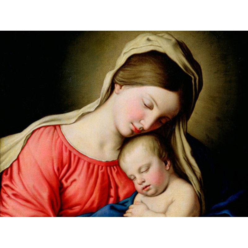 Sassoferrato - Beata Vergine con Bambino (detail)
