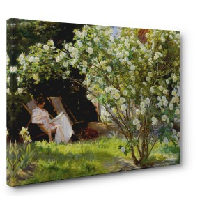 Peder Severin Kroyer - Seated in the garden of roses