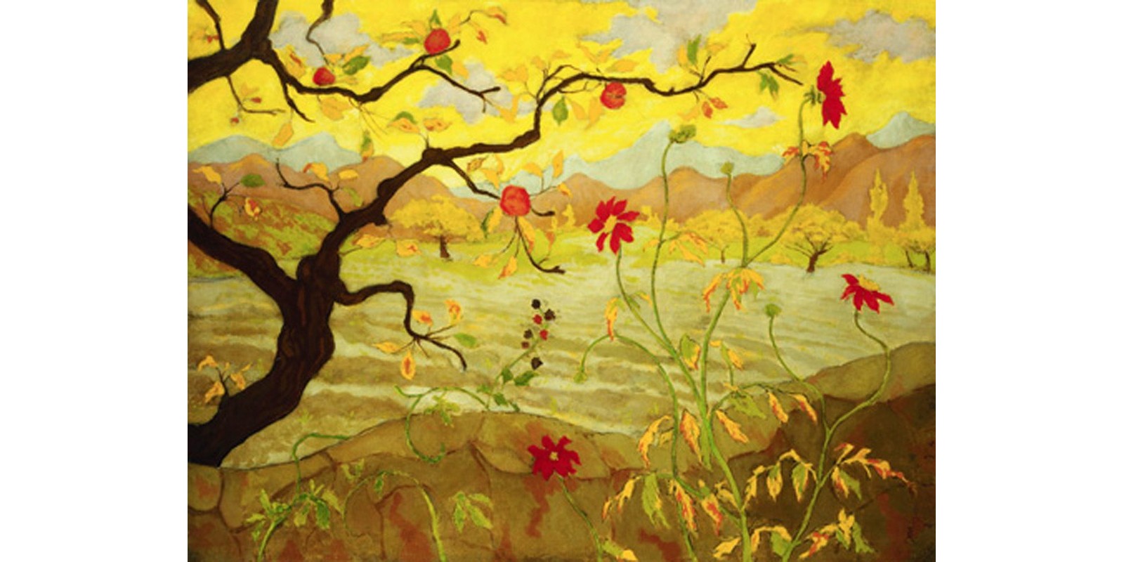 Paul Ranson - Apple tree with red fruit