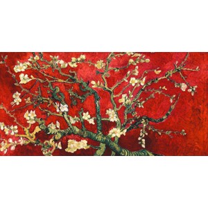 Vincent Van Gogh - Mandorlo in fiore (red variation, detail)
