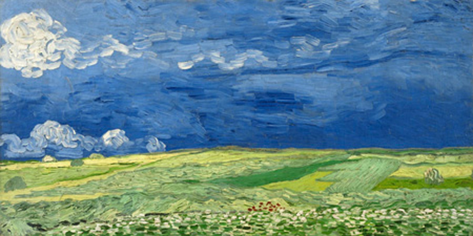 Vincent Van Gogh - Wheatfield under thunderclouds