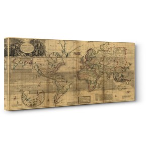 Herman Moll - A New & Correct Map of the Whole World, 1719