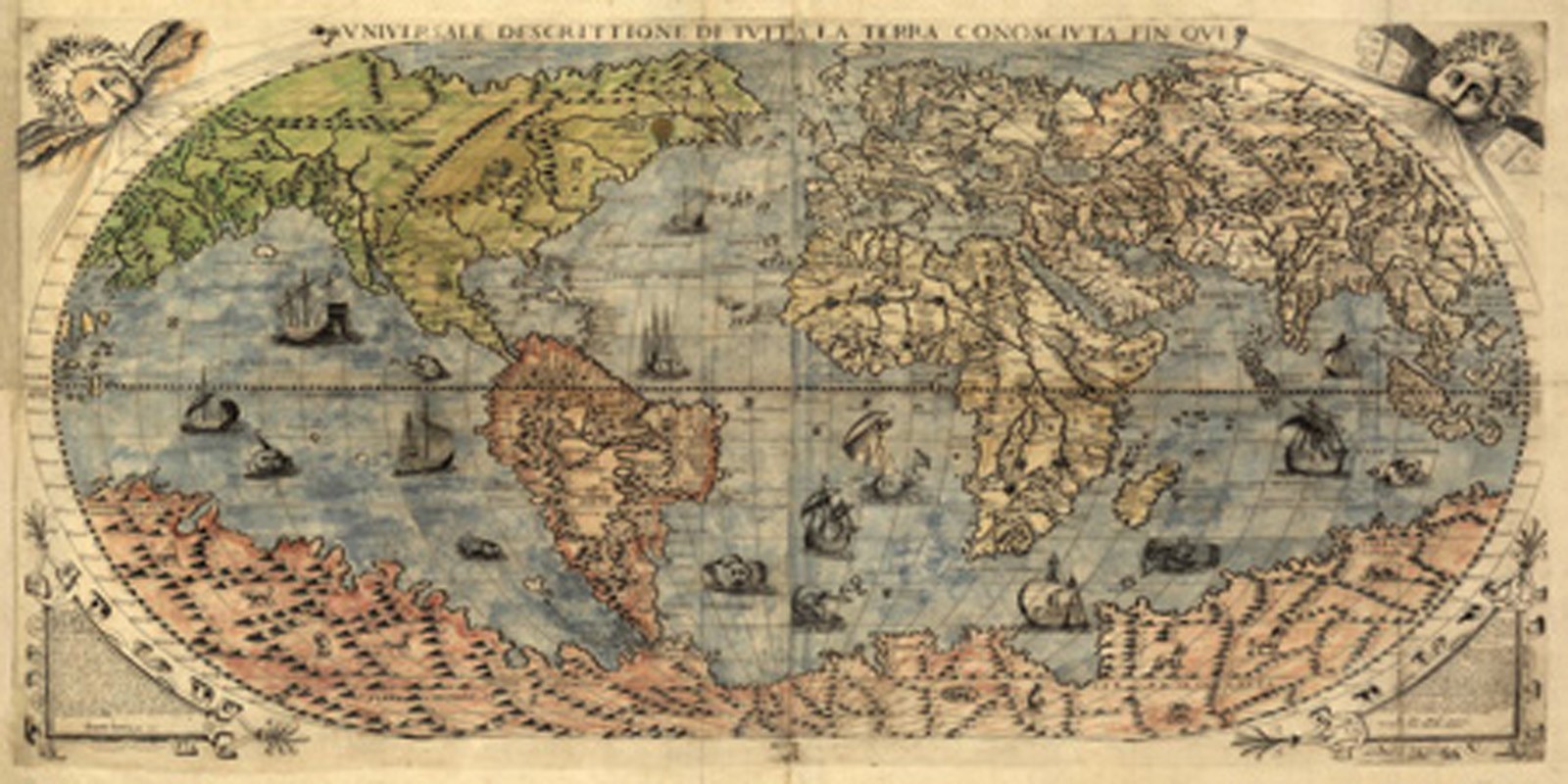 Paolo Forlani - Universale descrittione di tutta la terra, 1565