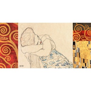 Gustav Klimt - Klimt Patterns - Woman Resting