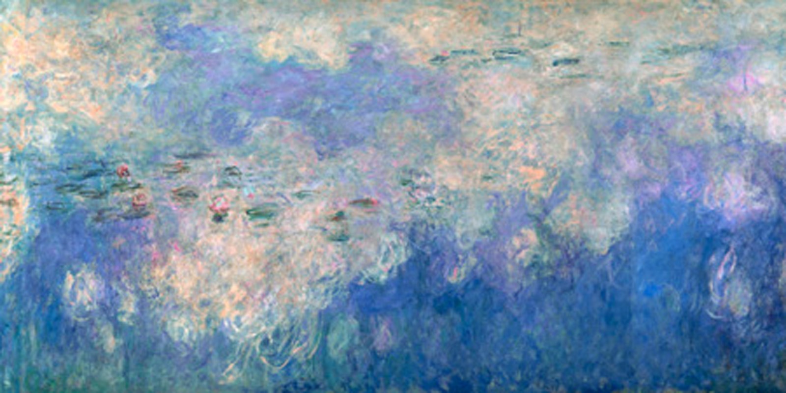 Claude Monet - Detail of Waterlilies: The Clouds