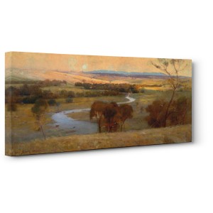 Arthur Streeton - Still glides the stream, and shall for ever glide