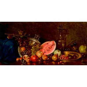 Nikolaos Wokos - Still life with fruit