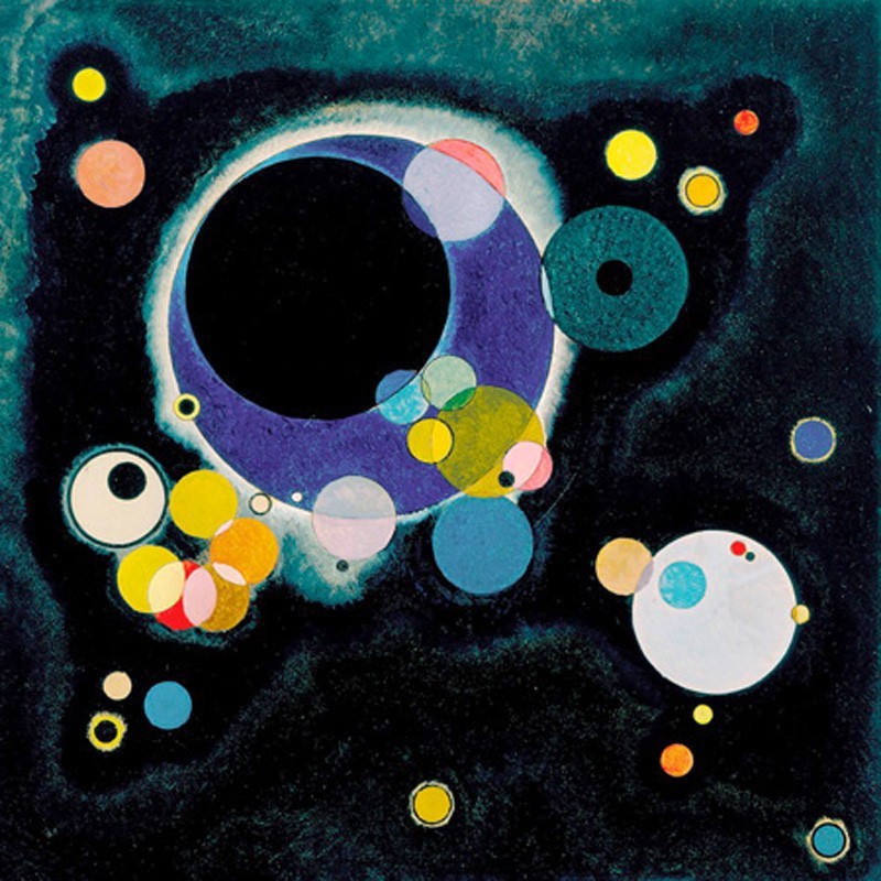 Wassily Kandinsky - Sketch for Several Circles