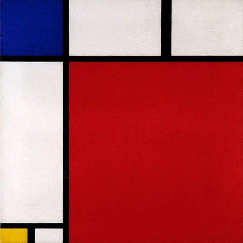 Piet Mondrian - Composition with Red, Blue and Yellow