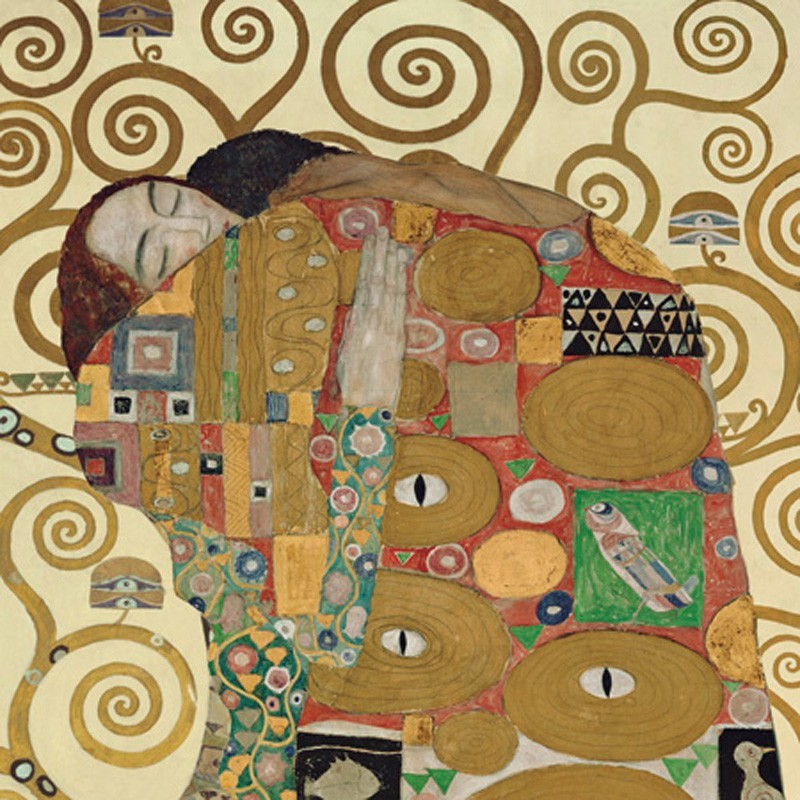Gustav Klimt - The Embrace (detail)
