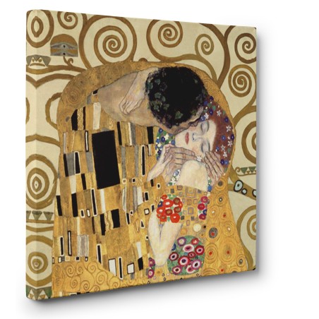 Gustav Klimt - The Kiss (detail)