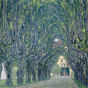 Gustav Klimt - Allee im Park von Schloss Kammer