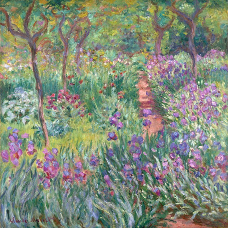 Claude Monet - Treescape 1 (Subdued, detail)