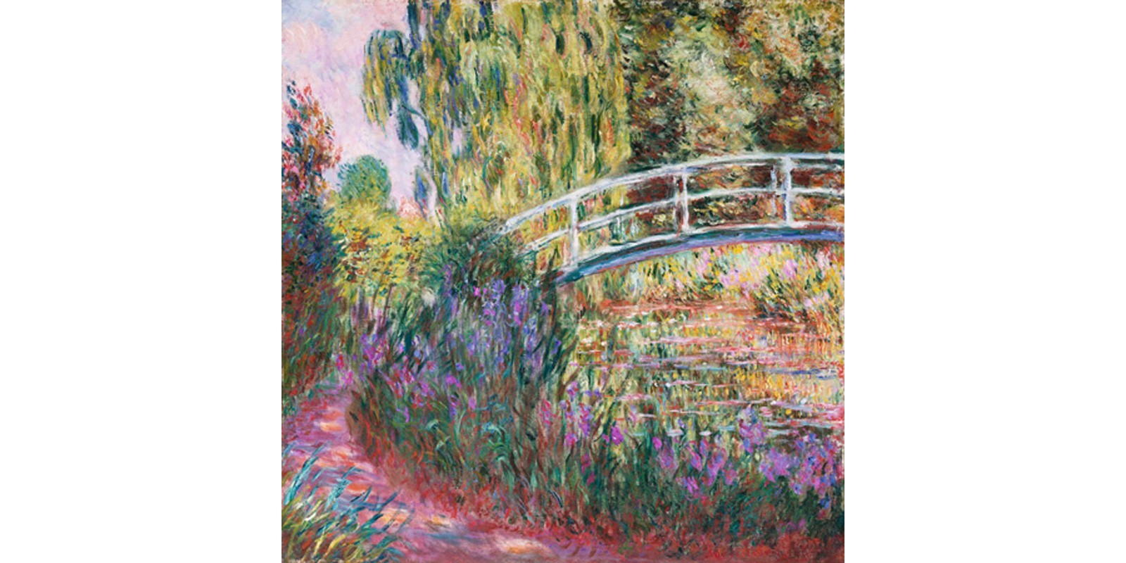 Claude Monet - The Japanese Bridge, Pond with Water Lillies