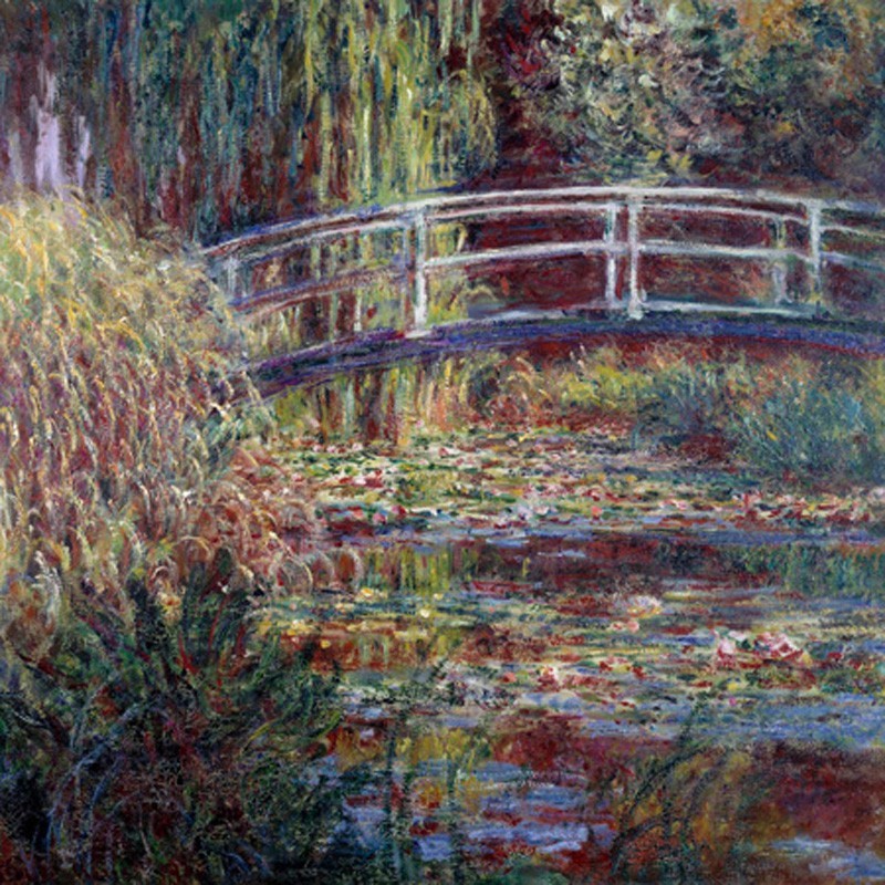 Claude Monet - Le bassin aux nympheas, harmonie rose