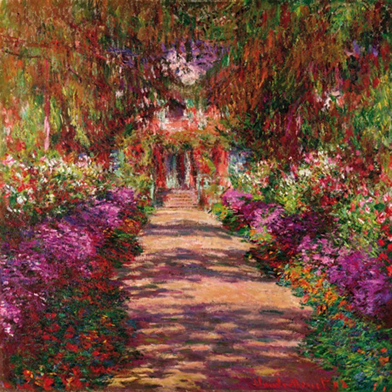 Claude Monet - Treescape 1 (Subdued, detail)