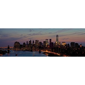 Richard Berenholtz - Lower Manhattan at dusk
